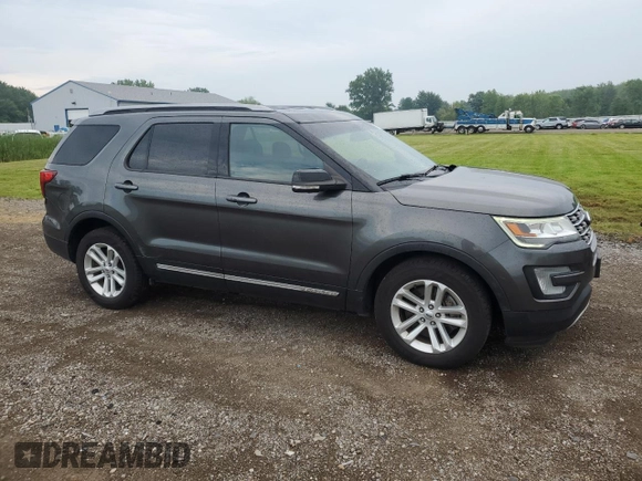 2017 Ford Explorer XLT z VIN 1FM5K7D85HGA61920, wystawiony jako Copart lot #64667705 z przebiegiem 205 281 mil mil oraz Czysty tytuł • Clean title. Historia ofert i sprzedaży dostępna na DreamBid. Obrazek 4.