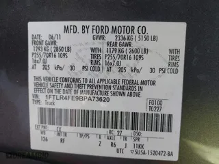 2011 Ford Ranger XLT with VIN 1FTLR4FE9BPA73620, listed as a IAAI auction lot 41441684 with 138,364 mi miles. Bid and sale history available at carsss.com. Image 9.