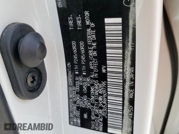 2023 Toyota 4Runner TRD Sport with VIN JTESU5JR6P6097795, listed as a Copart auction lot 47588045 with 18,107 mi miles and Salvage title. Bid and sale history available at DreamBid. Image 14.