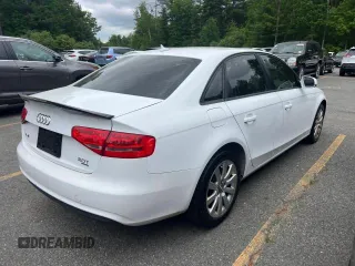 2013 Audi A4 Premium with VIN WAUBFAFL0DN036100, listed as a Copart auction lot 59187055 with 137,000 mi miles and Clean title. Bid and sale history available at DreamBid. Image 4.