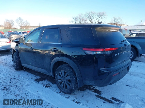 2024 Nissan Pathfinder S with VIN 5N1DR3AC1RC221213, listed as a IAAI auction lot 41213372 with 11,183 mi miles and . Bid and sale history available at DreamBid. Image 3.