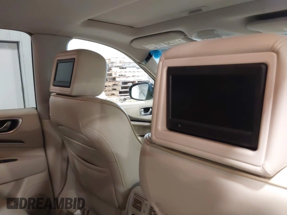 2013 Infiniti JX35 with VIN 5N1AL0MM9DC302346, listed as a IAAI auction lot 41731095 with 118,752 mi miles. Bid and sale history available at carsss.com. Image 17.