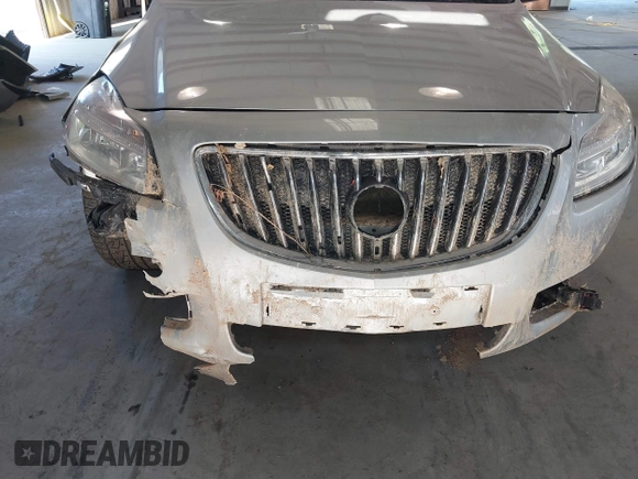 2011 Buick Regal CXL Turbo TO2 with VIN W04GW5EV6B1082404, listed as a IAAI auction lot 40234055 with 145,182 mi miles. Bid and sale history available at carsss.com. Image 6.
