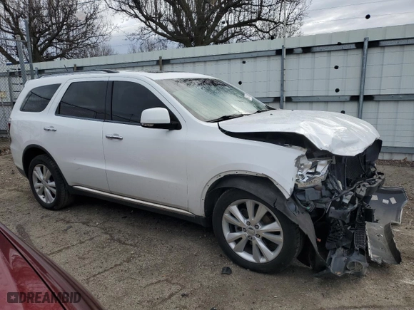 2013 Dodge Durango Crew with VIN 1C4RDJDG3DC552637, listed as a Copart auction lot 48310185 with 123,012 mi miles and Salvage Title. Bid and sale history available at carsss.com. Image 4.