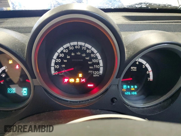 2007 Dodge Nitro SLT z VIN 1D8GU58K17W657064, wystawiony jako Copart lot #53133925 z przebiegiem 126 106 mil mil oraz Szkoda całkowita • Salvage title. Historia ofert i sprzedaży dostępna na DreamBid. Obrazek 9.