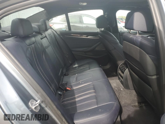 2018 BMW 5 Series 540i xDrive with VIN WBAJE7C54JWC57361, listed as a Copart auction lot 53047545 with 62,312 mi miles and Salvage title. Bid and sale history available at DreamBid. Image 10.