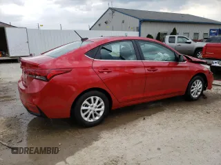 2022 Hyundai Accent SE with VIN 3KPC24A67NE187575, listed as a Copart auction lot 52248755 with 24,577 mi miles and Salvage title. Bid and sale history available at DreamBid. Image 3.