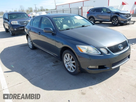 2006 Lexus GS 300 with VIN JTHCH96SX60002204, listed as a IAAI auction lot 42113496 with 231,140 mi miles. Bid and sale history available at carsss.com. Image 1.
