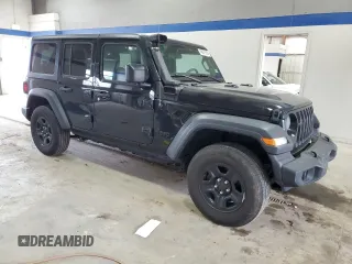 2023 Jeep Wrangler Willys with VIN 1C4HJXDN8PW531498, listed as a Copart auction lot 49875335 with 37,194 mi miles and Salvage Title. Bid and sale history available at DreamBid. Image 4.