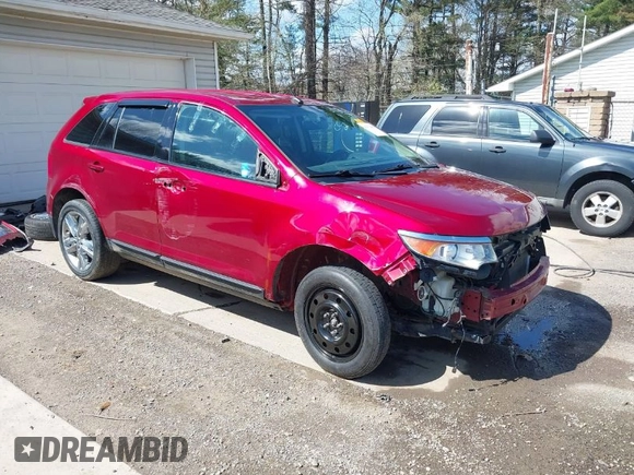 2013 Ford Edge SEL with VIN 2FMDK4JC7DBA97290, listed as a IAAI auction lot 41972863 with 159,058 mi miles. Bid and sale history available at carsss.com. Image 1.