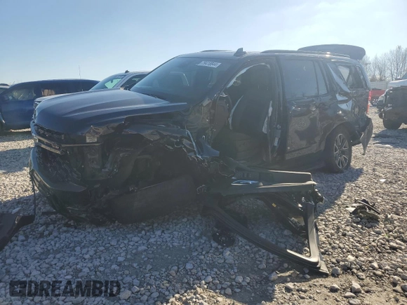 2023 Chevrolet Tahoe Z71 z VIN 1GNSKPKD8PR336200, wystawiony jako Copart lot #79418844 z przebiegiem Nie podano mil oraz Szkoda całkowita • Salvage title. Historia ofert i sprzedaży dostępna na DreamBid. Obrazek 1.