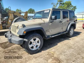 2018 Jeep Wrangler Unlimited Sport S with VIN 1C4BJWDG2JL808379, listed as a Copart auction lot 60694625 with Not provided miles and Salvage title. Bid and sale history available at DreamBid. Image 1.
