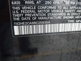 2024 Volkswagen Atlas SE с VIN 1V2HE2CA9RC258354, выставлен на аукционе IAAI как лот 42164703 с пробегом 2 470 миль миль и . История ставок и продаж доступна на DreamBid. Изображение 9.