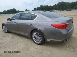 2015 Kia K900 Luxury with VIN KNALW4D42F6020253, listed as a Copart auction lot 72138934 with 112,947 mi miles and Salvage Title. Bid and sale history available at carsss.com. Image 2.