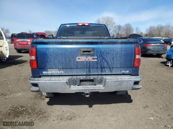2018 GMC Sierra 1500 SLE with VIN 1GTV2MEC2JZ228489, listed as a Copart auction lot 49543925 with 51,631 mi miles and Salvage Title. Bid and sale history available at carsss.com. Image 6.