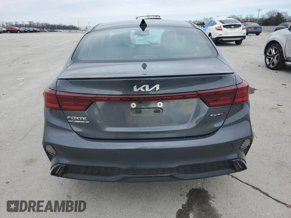 2023 Kia Forte GT-Line with VIN 3KPF54AD8PE622089, listed as a Copart auction lot 45169965 with 19,787 mi miles and Salvage Title. Bid and sale history available at carsss.com. Image 6.