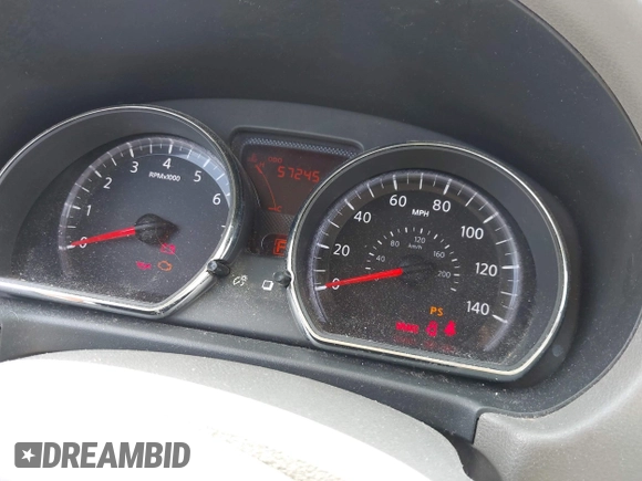 2012 Nissan Versa SV with VIN 3N1CN7AP7CL819956, listed as a IAAI auction lot 42578855 with 57,245 mi miles and . Bid and sale history available at DreamBid. Image 7.