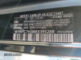 2016 Mercedes-Benz G-Class G 63 AMG with VIN WDCYC7DF9GX253573, listed as a Copart auction lot 71453154 with 67,446 mi miles and Salvage Title. Bid and sale history available at carsss.com. Image 13.