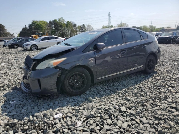 2012 Toyota Prius One with VIN JTDKN3DU7C1581293, listed as a Copart auction lot 53319285 with 181,618 mi miles and Salvage Title. Bid and sale history available at DreamBid. Image 1.