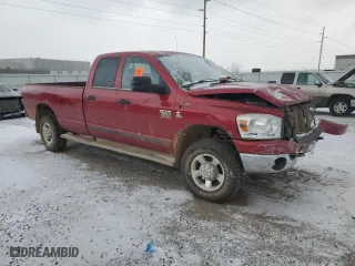 2007 Dodge Ram 2500 Laramie with VIN 1D7KS28A47J595909, listed as a Copart auction lot 83855354 with 177,167 mi miles and Salvage Title. Bid and sale history available at carsss.com. Image 4.