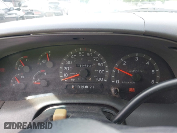 1997 Ford F-150 with VIN 1FTDF18W3VNA43627, listed as a IAAI auction lot 42132799 with 180,493 mi miles and . Bid and sale history available at DreamBid. Image 7.