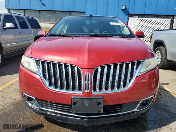 2011 Lincoln MKX with VIN 2LMDJ8JK8BBJ20739, listed as a Copart auction lot 71603904 with 125,472 mi miles and Clean Title. Bid and sale history available at carsss.com. Image 5.