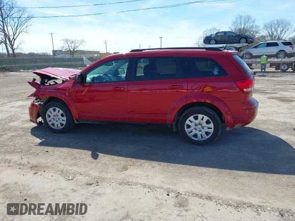 2016 Dodge Journey SE with VIN 3C4PDCAB2GT165839, listed as a IAAI auction lot 42045161 with 147,007 mi miles and . Bid and sale history available at DreamBid. Image 14.