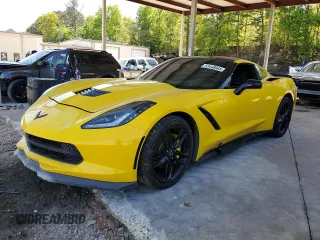 2015 Chevrolet Corvette 3LT z VIN 1G1YF2D77F5122816, wystawiony jako Copart lot #53448665 z przebiegiem Nie podano mil oraz Szkoda całkowita • Salvage title. Historia ofert i sprzedaży dostępna na DreamBid. Obrazek 1.