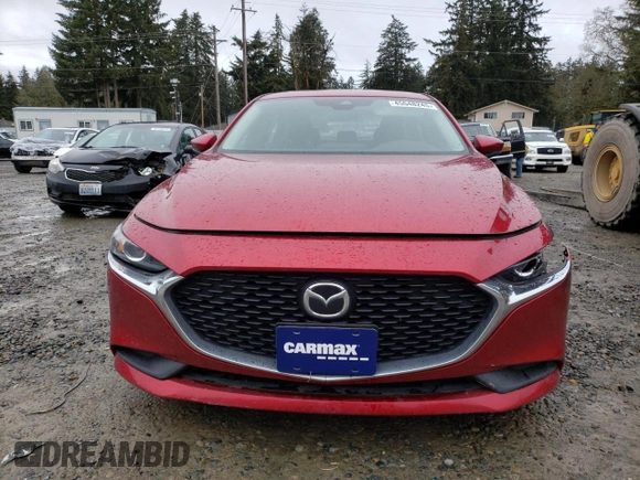 2020 Mazda 3 Select with VIN 3MZBPBCM9LM134955, listed as a Copart auction lot 45548245 with 45,761 mi miles and Salvage title. Bid and sale history available at DreamBid. Image 5.