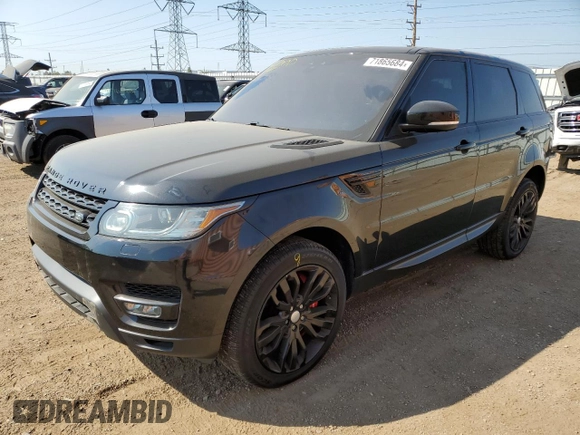 2017 Land Rover Range Rover Sport z VIN SALWR2FE3HA125670, wystawiony jako Copart lot #71865684 z przebiegiem 69 719 mil mil oraz Szkoda całkowita • Salvage title. Historia ofert i sprzedaży dostępna na DreamBid. Obrazek 1.