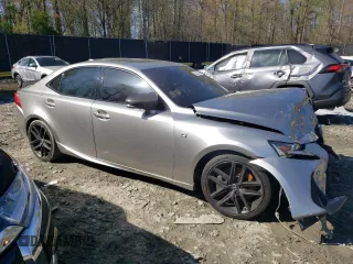 2019 Lexus IS 300 with VIN JTHC81D21K5037764, listed as a Copart auction lot 52334345 with 98,206 mi miles and Salvage title. Bid and sale history available at DreamBid. Image 4.