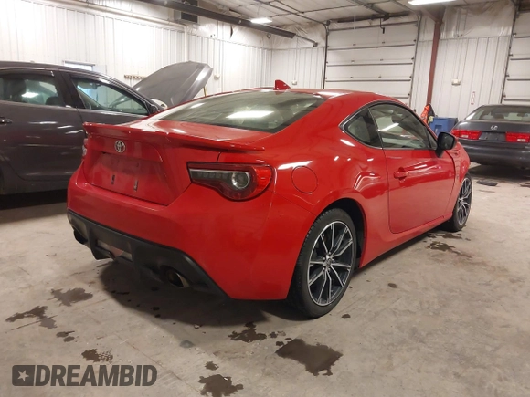 2017 Toyota 86 with VIN JF1ZNAA13H8710941, listed as a IAAI auction lot 41500207 with 92,266 mi miles. Bid and sale history available at carsss.com. Image 4.