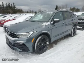 2023 Volkswagen Tiguan SE R-Line Black with VIN 3VV8B7AX8PM096485, listed as a Copart auction lot 42932255 with 24,444 mi miles and Salvage Title. Bid and sale history available at carsss.com. Image 1.