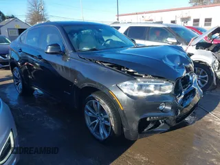 2016 BMW X6 xDrive35i with VIN 5UXKU2C54G0N80717, listed as a IAAI auction lot 41678147 with 93,769 mi miles. Bid and sale history available at carsss.com. Image 1.