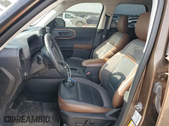 2022 Ford Bronco Sport Outer Banks with VIN 3FMCR9C65NRD59788, listed as a Copart auction lot 54941435 with 59,184 mi miles and Salvage title. Bid and sale history available at DreamBid. Image 7.