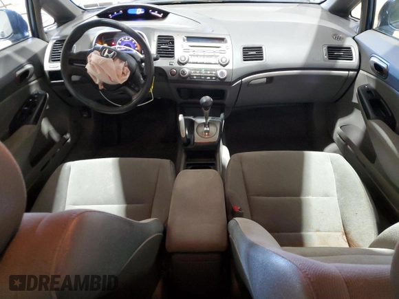 2008 Honda Civic LX with VIN 2HGFA16518H535542, listed as a Copart auction lot 45506495 with 58,148 mi miles and Salvage Title. Bid and sale history available at DreamBid. Image 8.