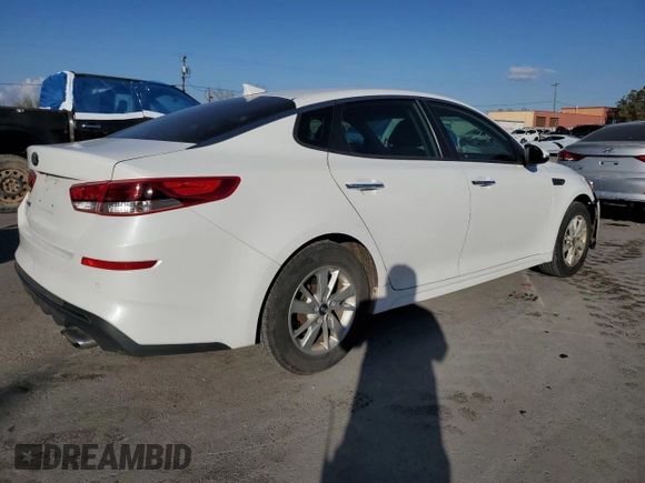 2019 Kia Optima LX with VIN 5XXGT4L33KG278685, listed as a Copart auction lot 83573264 with 106,691 mi miles and Salvage Title. Bid and sale history available at carsss.com. Image 3.