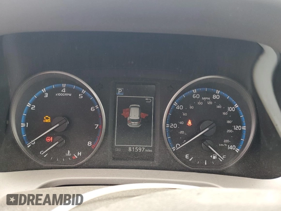 2017 Toyota RAV4 XLE with VIN 2T3WFREVXHW351376, listed as a Copart auction lot 49590425 with 81,597 mi miles and Salvage Title. Bid and sale history available at DreamBid. Image 9.