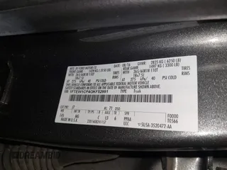 2016 Ford F-150 XL with VIN 1FTEW1CP4GKF52991, listed as a IAAI auction lot 41848030 with 100,885 mi miles and . Bid and sale history available at carsss.com. Image 9.