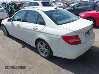 2012 Mercedes-Benz C-Class C 250 Sport with VIN WDDGF4HB4CA629310, listed as a IAAI auction lot 41760959 with 105,288 mi miles. Bid and sale history available at carsss.com. Image 3.