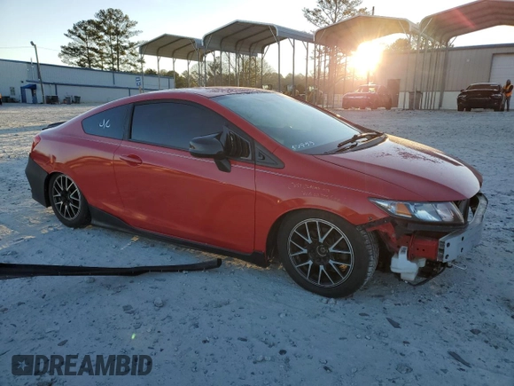 2013 Honda Civic Cpe LX with VIN 2HGFG3B53DH503816, listed as a Copart auction lot 41420615 with 107,791 mi miles and Salvage Title. Bid and sale history available at carsss.com. Image 4.