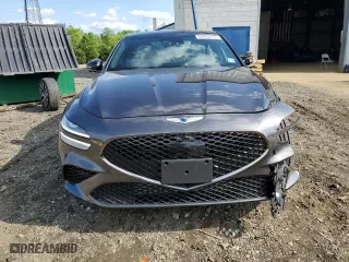 2022 Genesis G70 3.3T with VIN KMTG54TE6NU100703, listed as a Copart auction lot 54643714 with 6,889 mi miles. Bid and sale history available at carsss.com. Image 5.