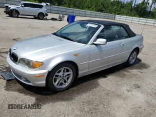 2004 BMW 3 Series 325Ci with VIN WBABW33454PL33098, listed as a Copart auction lot 61001705 with 131,817 mi miles and Salvage title. Bid and sale history available at DreamBid. Image 1.