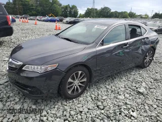 2015 Acura TLX with VIN 19UUB1F34FA010375, listed as a Copart auction lot 58463655 with 166,437 mi miles and Salvage title. Bid and sale history available at DreamBid. Image 1.