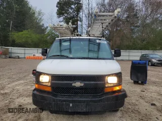 2010 Chevrolet Express Cargo with VIN 1GCZGFBG7A1138291, listed as a Copart auction lot 51048385 with 217,024 mi miles and Salvage title. Bid and sale history available at DreamBid. Image 5.