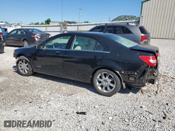 2008 Lincoln MKZ z VIN 3LNHM26T48R634178, wystawiony jako Copart lot #57401265 z przebiegiem 33 836 mil mil oraz Szkoda całkowita • Salvage title. Historia ofert i sprzedaży dostępna na DreamBid. Obrazek 2.