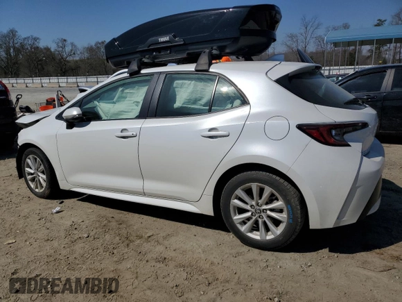 2023 Toyota Corolla Hatchback SE with VIN JTND4MBE4P3192467, listed as a Copart auction lot 46859694 with 83,831 mi miles and Salvage Title. Bid and sale history available at carsss.com. Image 2.