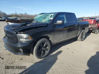 2014 Ram 1500 Express with VIN 1C6RR7KT7ES162823, listed as a Copart auction lot 48809825 with 123,766 mi miles and Salvage Title. Bid and sale history available at carsss.com. Image 1.