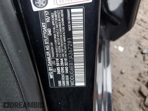 2018 Mercedes-Benz S 450 with VIN WDDUG6EB1JA367291, listed as a Copart auction lot 70508112 with 39,968 mi miles and . Bid and sale history available at DreamBid. Image 12.