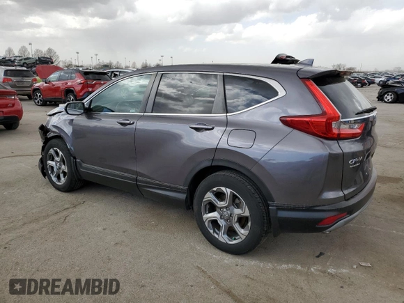 2018 Honda CR-V EX with VIN 7FARW1H51JE052272, listed as a Copart auction lot 49498945 with 61,324 mi miles and Salvage Title. Bid and sale history available at DreamBid. Image 2.